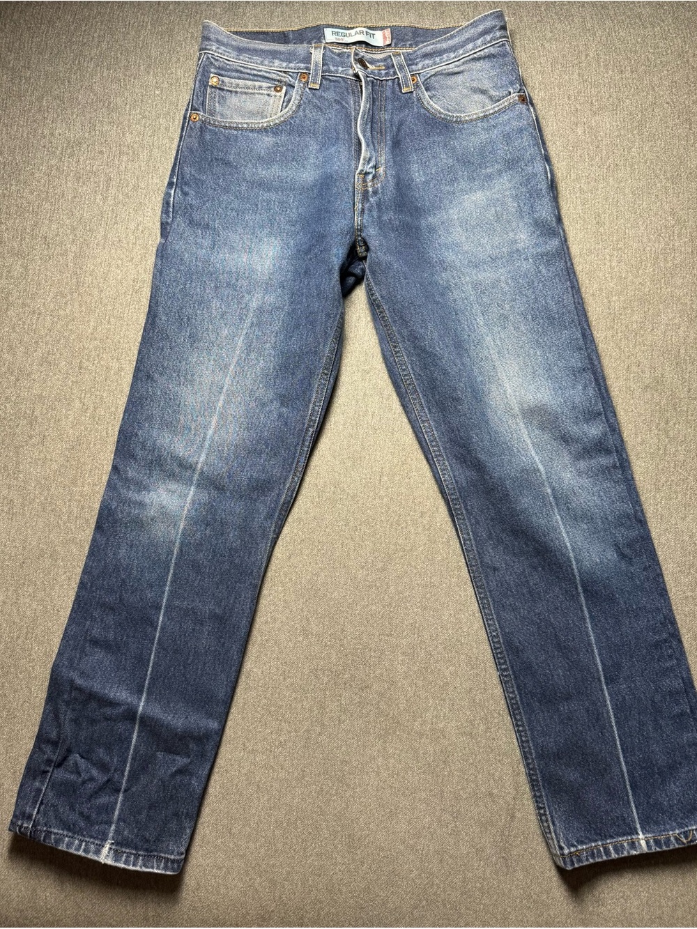 Men's Vintage Levi’s 505 Blue Straight-Leg Jeans